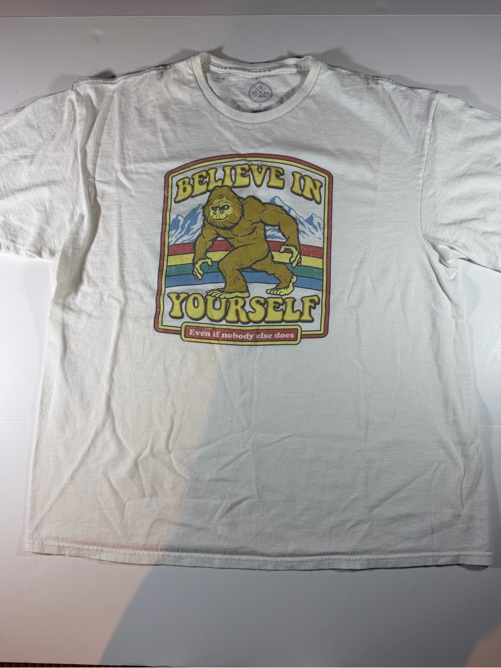 Believe In Yourself Graphic Tee - White Men’s Short Sleeve Shirt